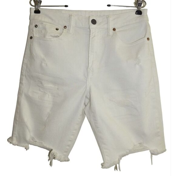 American Eagle Outfitters Other - Men's American Eagle White Jean Distressed Cutoff Next Level Airflex Shorts 30